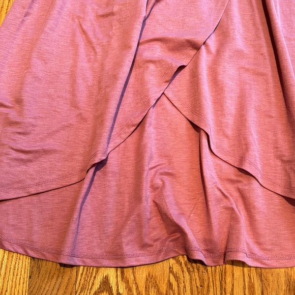 Collection by Bobeau pink rayon/nylon blend midi dress size small - Picture 4 of 5